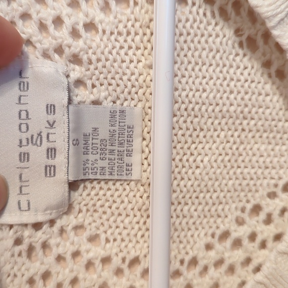 Christopher & Banks Women's Heart Pattern Sweater Size S - Picture 8 of 10